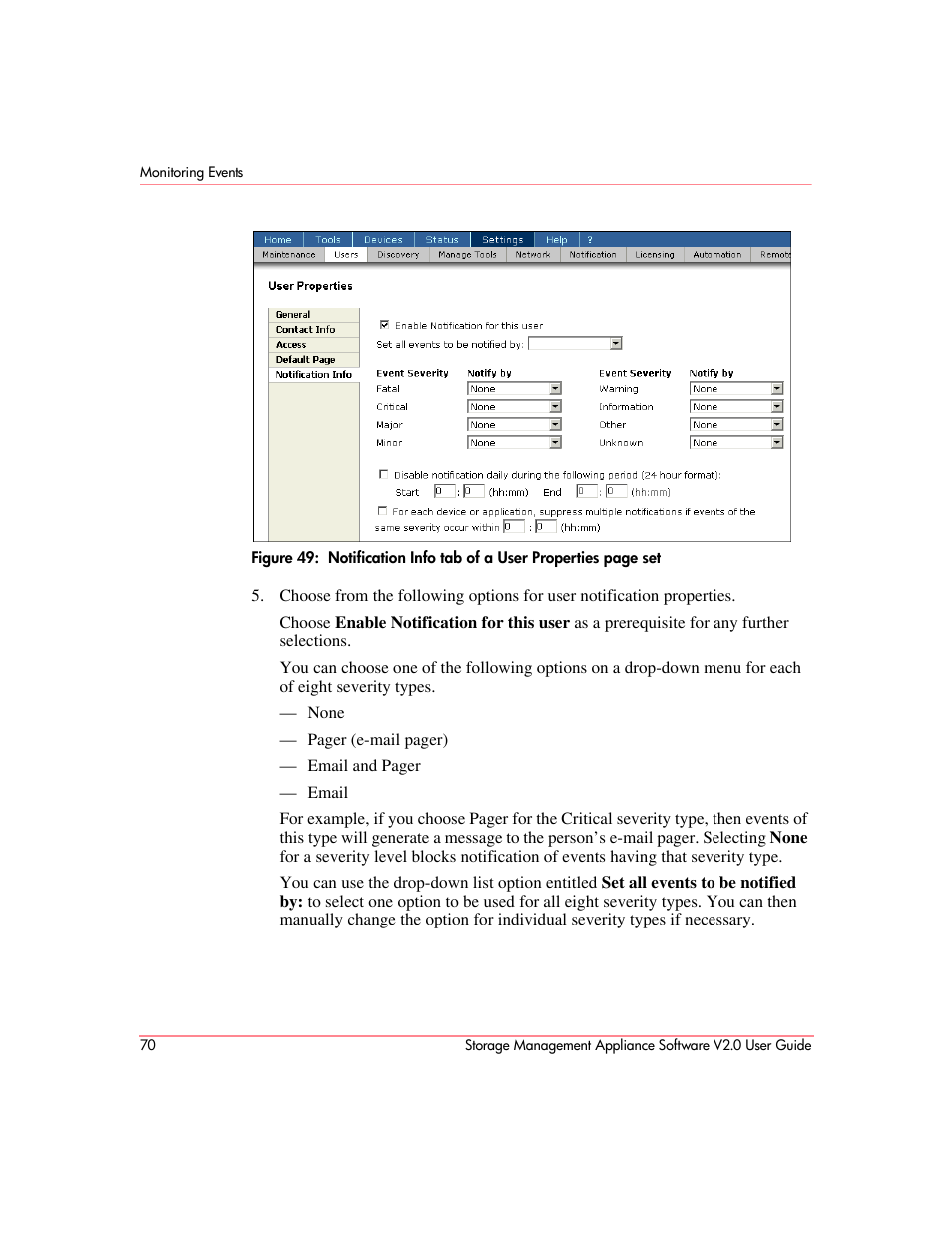 Figure 49 | HP OpenView Storage Management Appliance and Software User Manual | Page 86 / 146