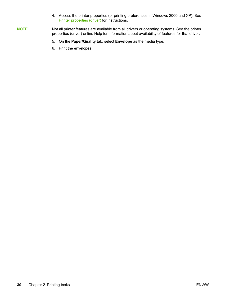 HP LaserJet 1018 Printer User Manual | Page 38 / 116