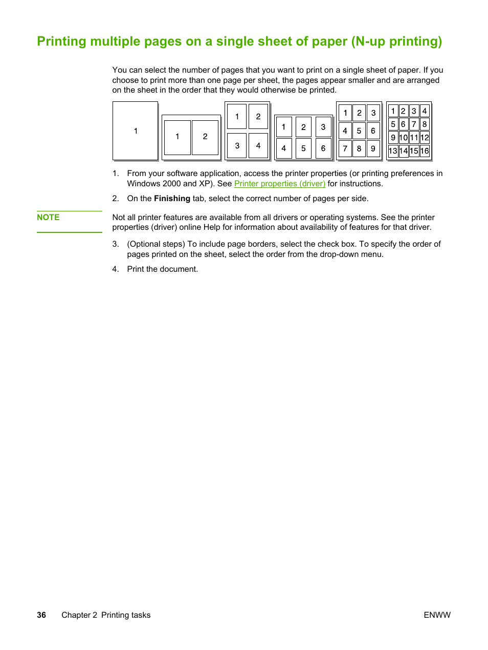 HP LaserJet 1018 Printer User Manual | Page 44 / 116