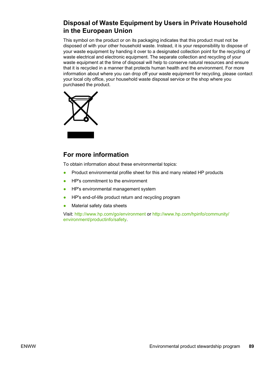 For more information, Union | HP LaserJet 1018 Printer User Manual | Page 97 / 116