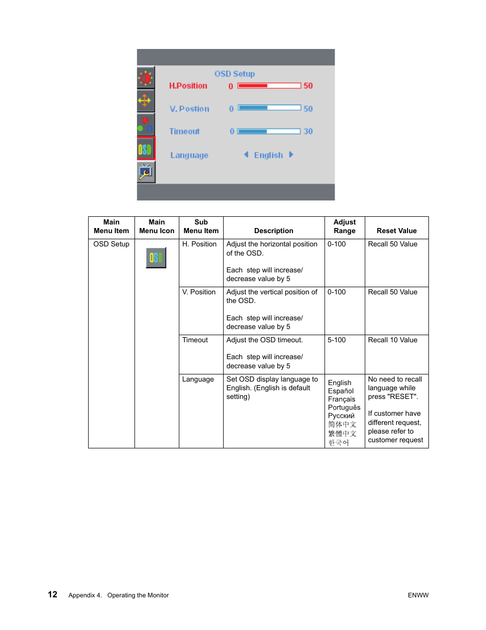 HP x22LED 21.5 inch Diagonal LCD Monitor User Manual | Page 18 / 34