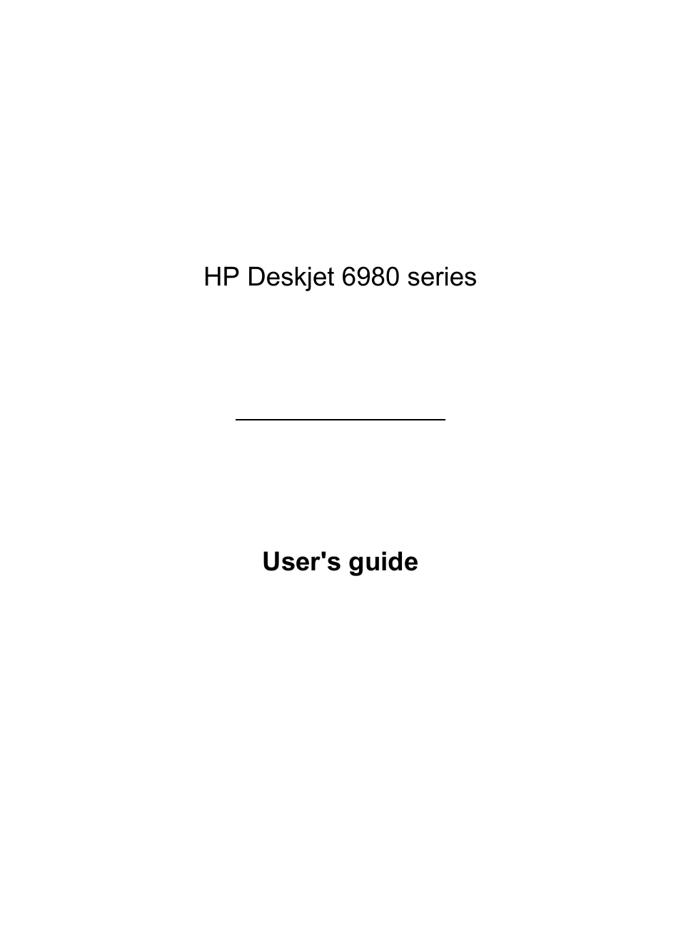 HP Deskjet 6988dt Printer User Manual | 182 pages