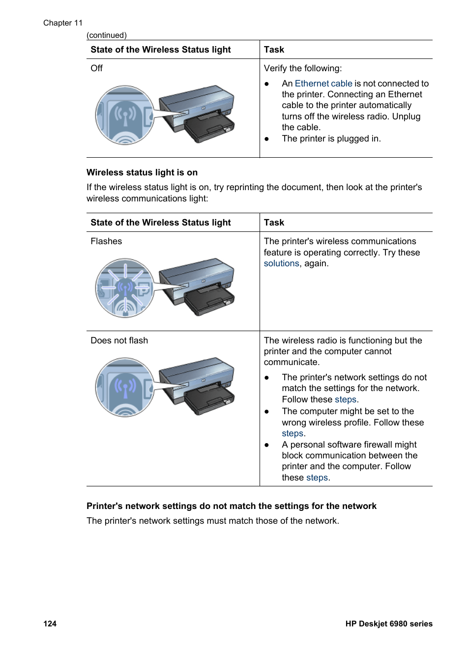 HP Deskjet 6988dt Printer User Manual | Page 126 / 182