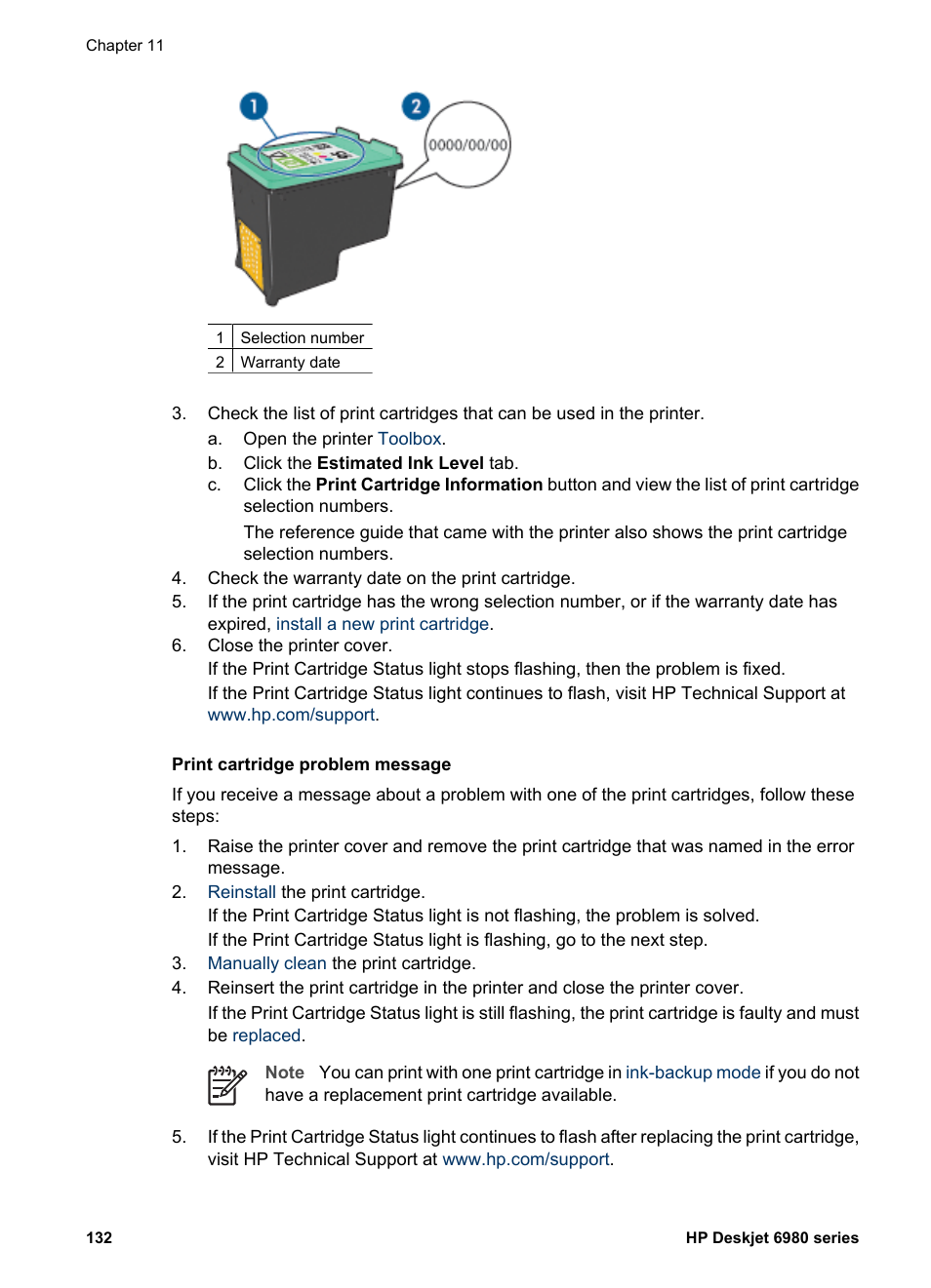 HP Deskjet 6988dt Printer User Manual | Page 134 / 182