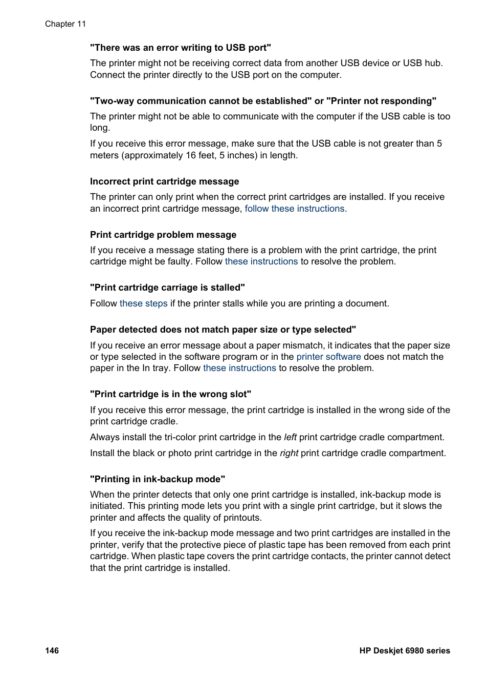 HP Deskjet 6988dt Printer User Manual | Page 148 / 182