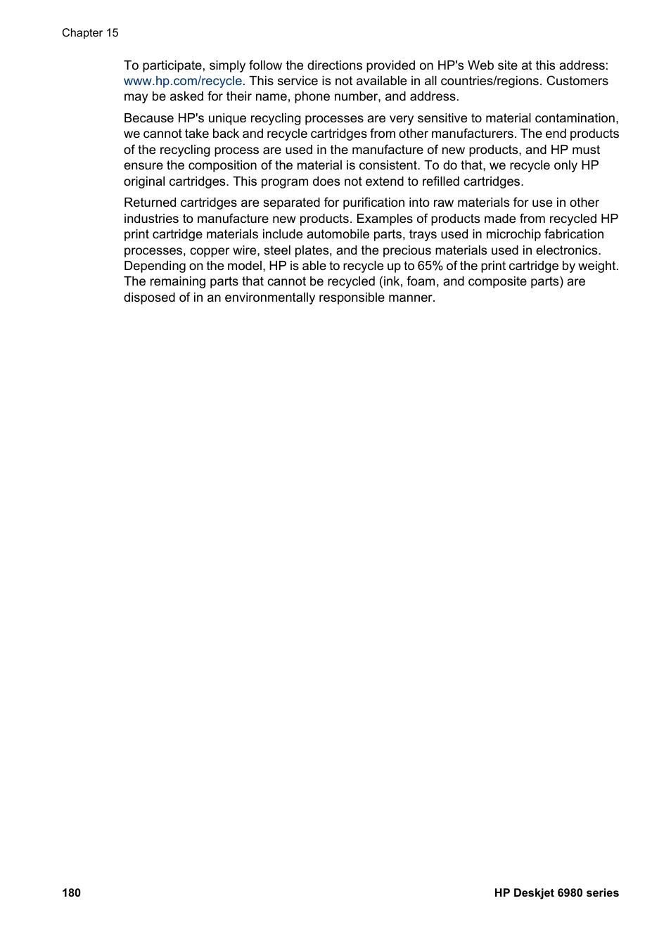 HP Deskjet 6988dt Printer User Manual | Page 182 / 182