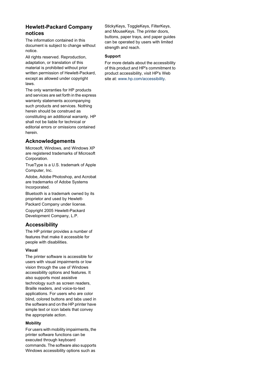 HP Deskjet 6988dt Printer User Manual | Page 2 / 182