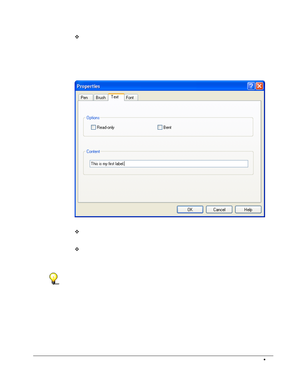 Text' tab, 3 'text' tab | HP CD52 External CD-Writer Series User Manual | Page 88 / 109