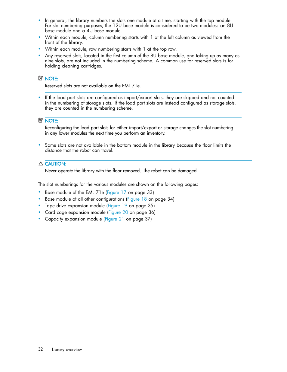 HP EML E-series Tape Libraries User Manual | Page 32 / 136