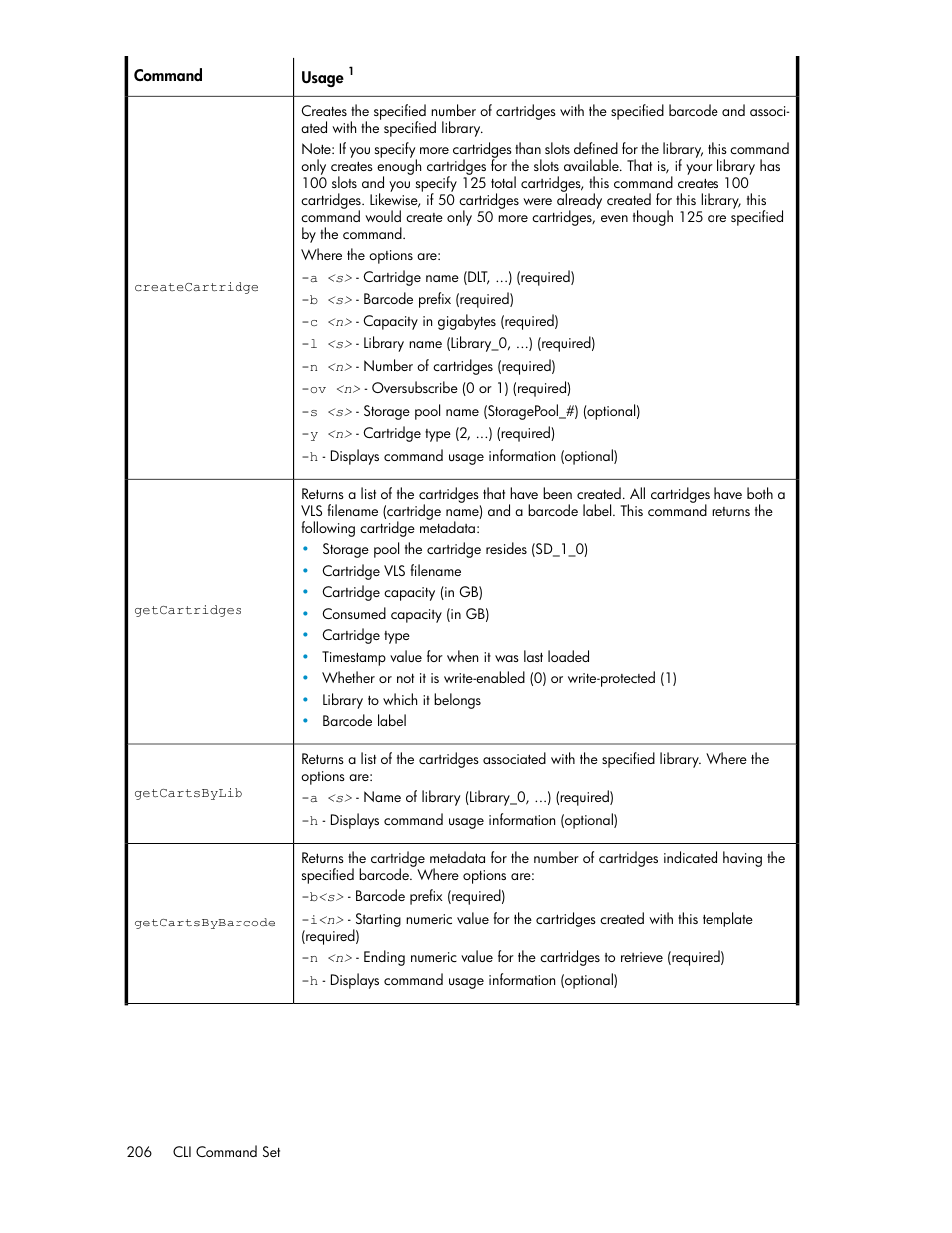 HP StorageWorks 6000 Virtual Library System User Manual | Page 206 / 358