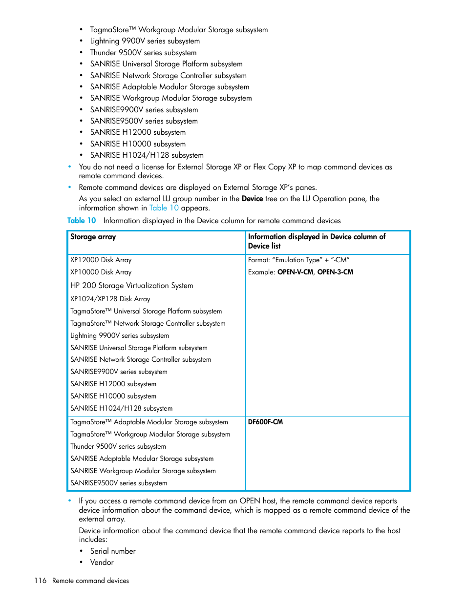 HP StorageWorks XP Remote Web Console Software User Manual | Page 116 / 164