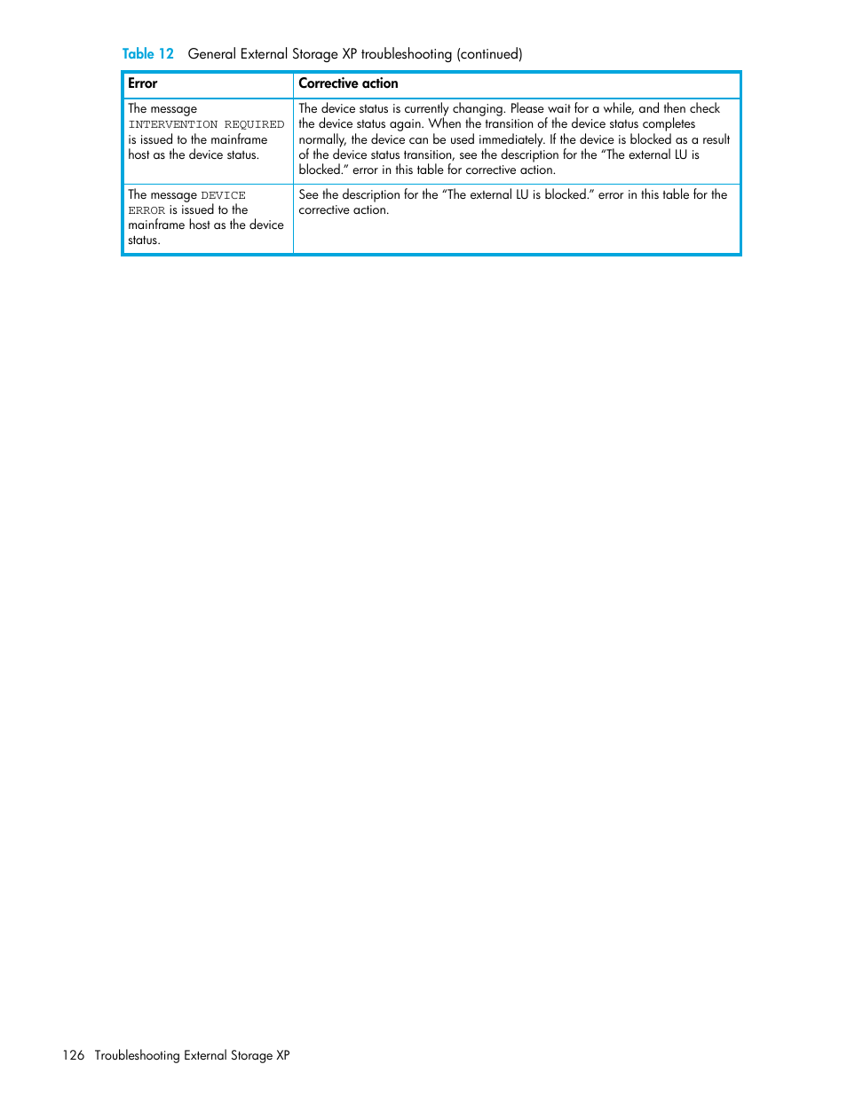 HP StorageWorks XP Remote Web Console Software User Manual | Page 126 / 164