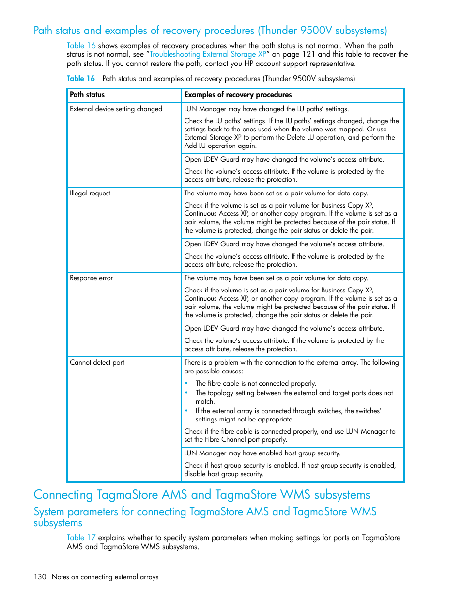 HP StorageWorks XP Remote Web Console Software User Manual | Page 130 / 164