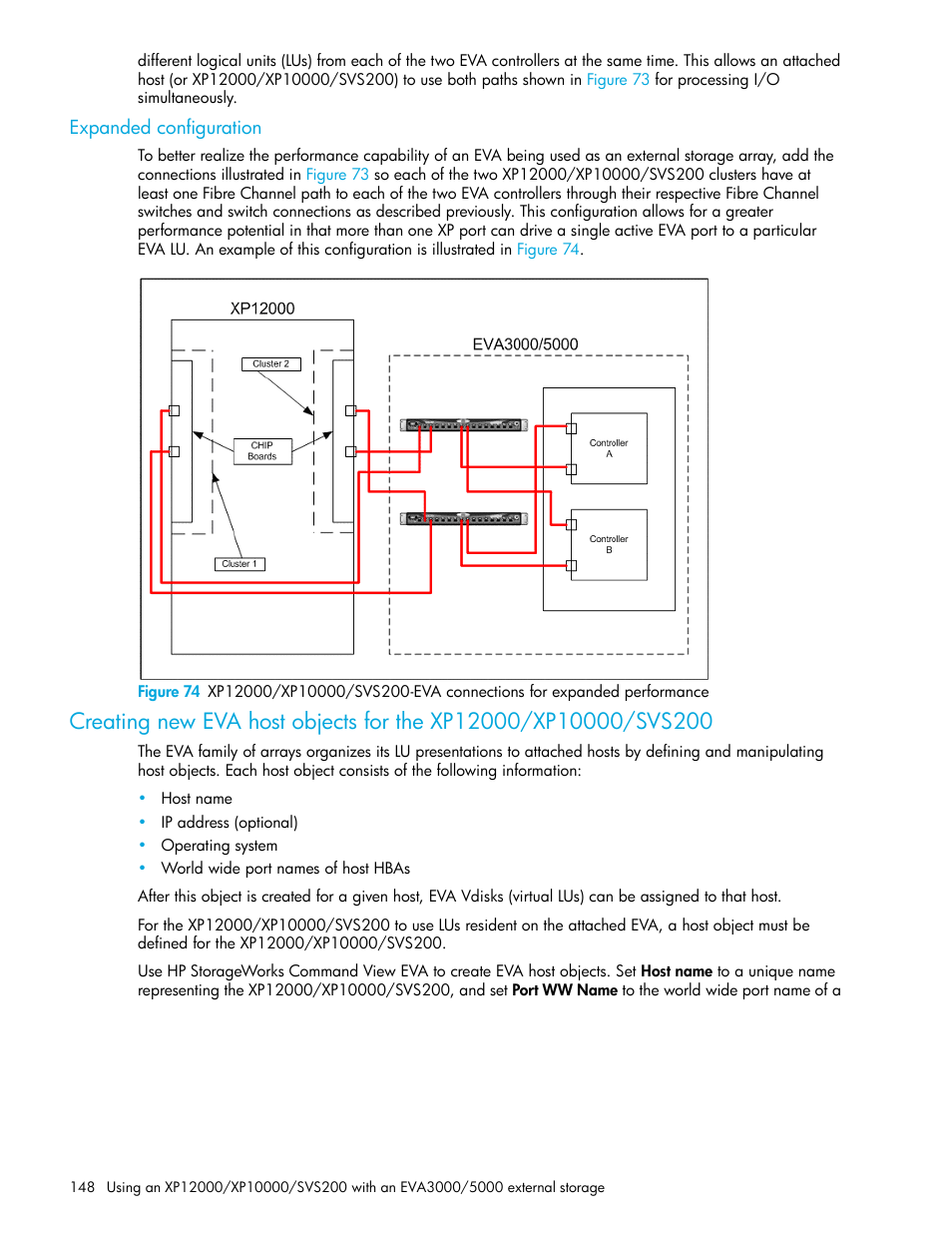 Expanded configuration | HP StorageWorks XP Remote Web Console Software User Manual | Page 148 / 164