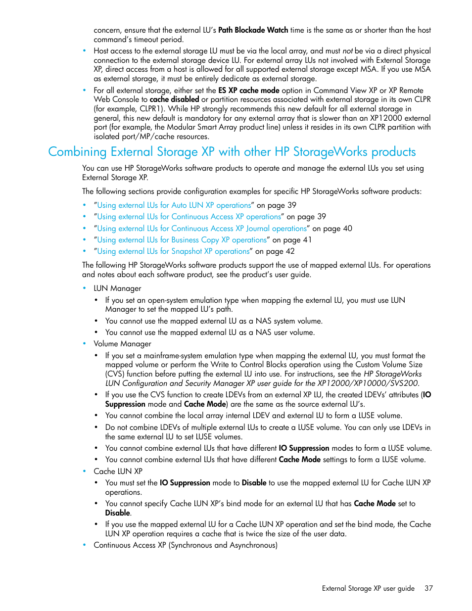 HP StorageWorks XP Remote Web Console Software User Manual | Page 37 / 164