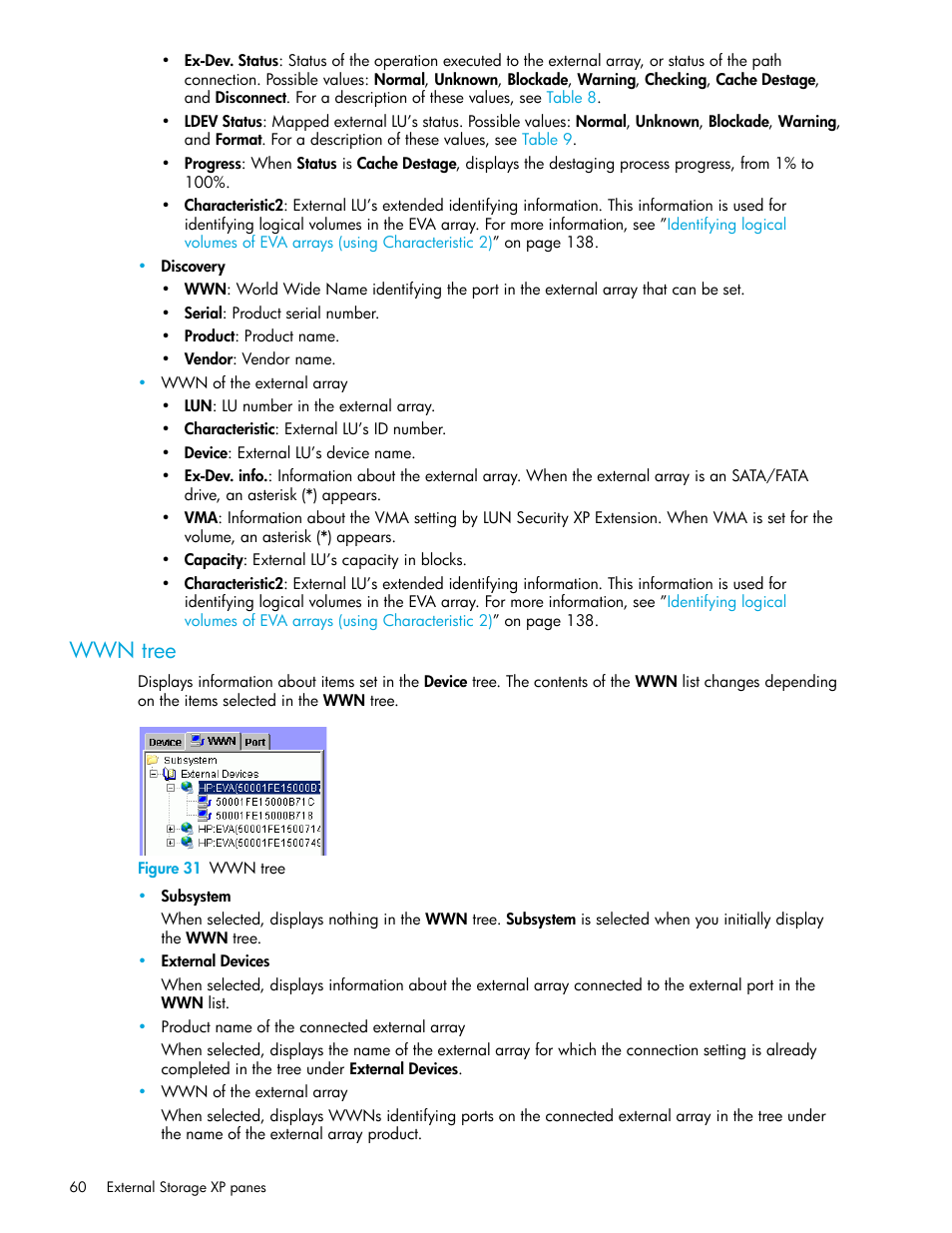 Wwn tree, Figure 31 wwn tree, 31 wwn tree | HP StorageWorks XP Remote Web Console Software User Manual | Page 60 / 164