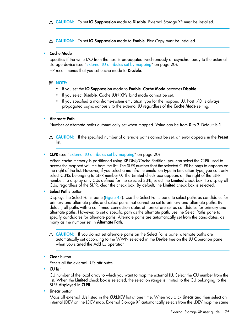 HP StorageWorks XP Remote Web Console Software User Manual | Page 75 / 164