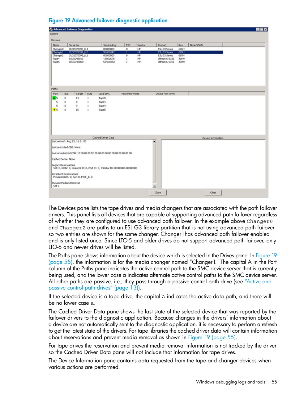 HP StoreEver MSL6480 Tape Library User Manual | Page 55 / 70