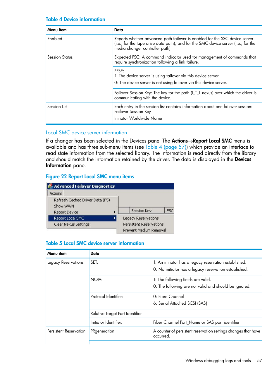 HP StoreEver MSL6480 Tape Library User Manual | Page 57 / 70