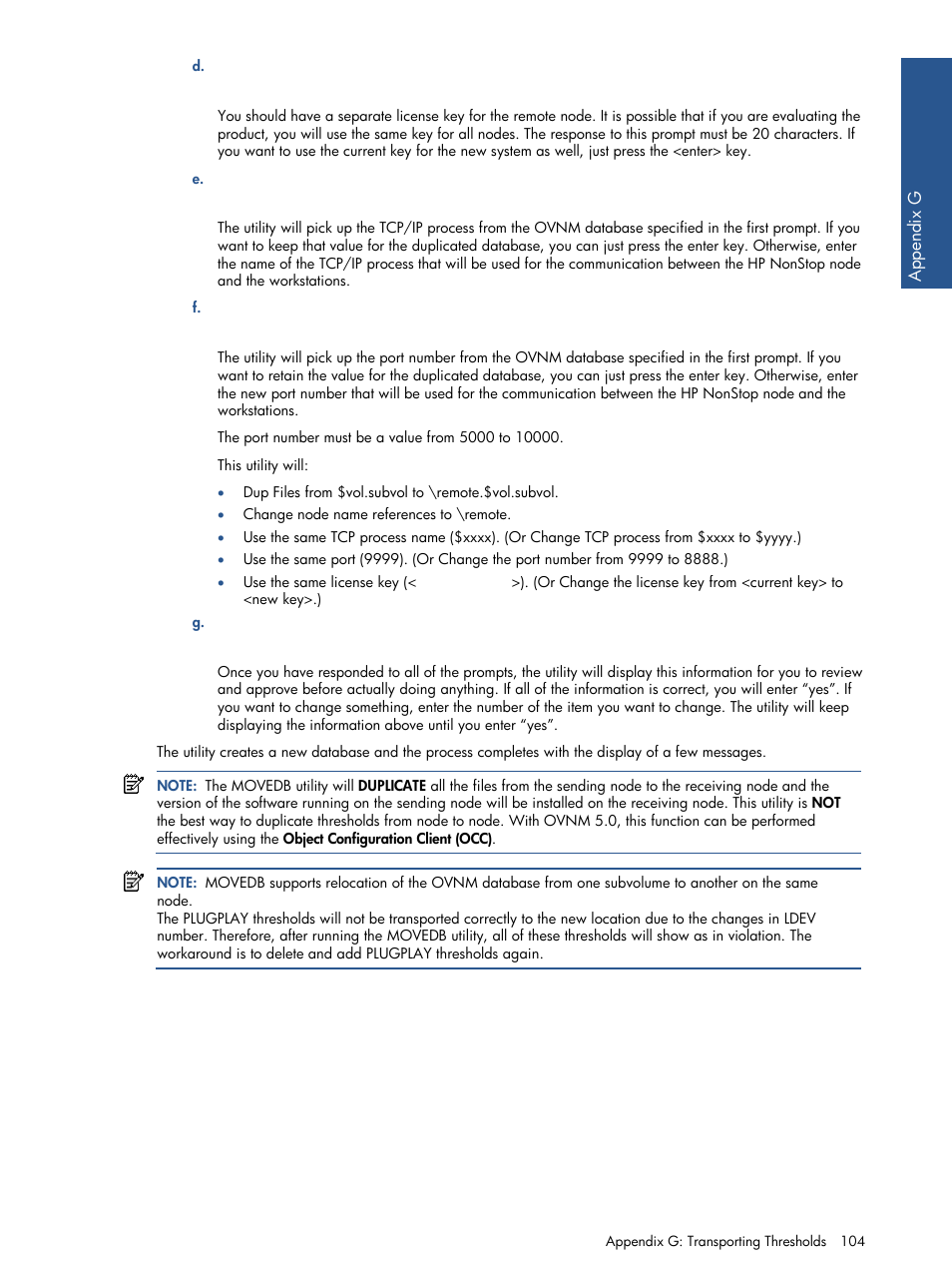 HP NonStop G-Series User Manual | Page 104 / 134