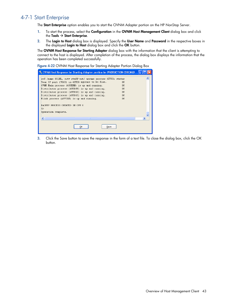 7-1 start enterprise, Start enterprise | HP NonStop G-Series User Manual | Page 43 / 134