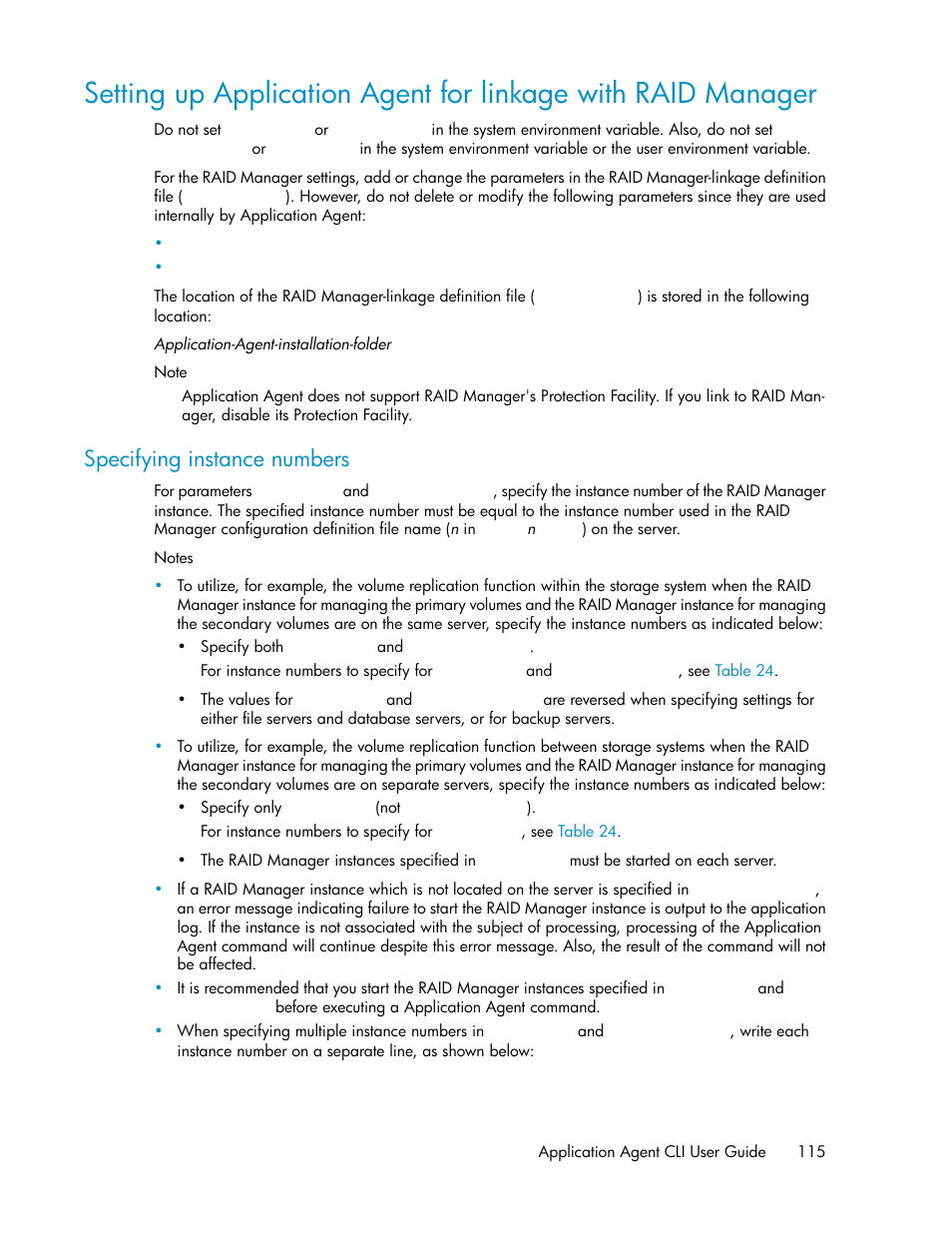 Specifying instance numbers | HP XP Command View Advanced Edition Software User Manual | Page 115 / 574