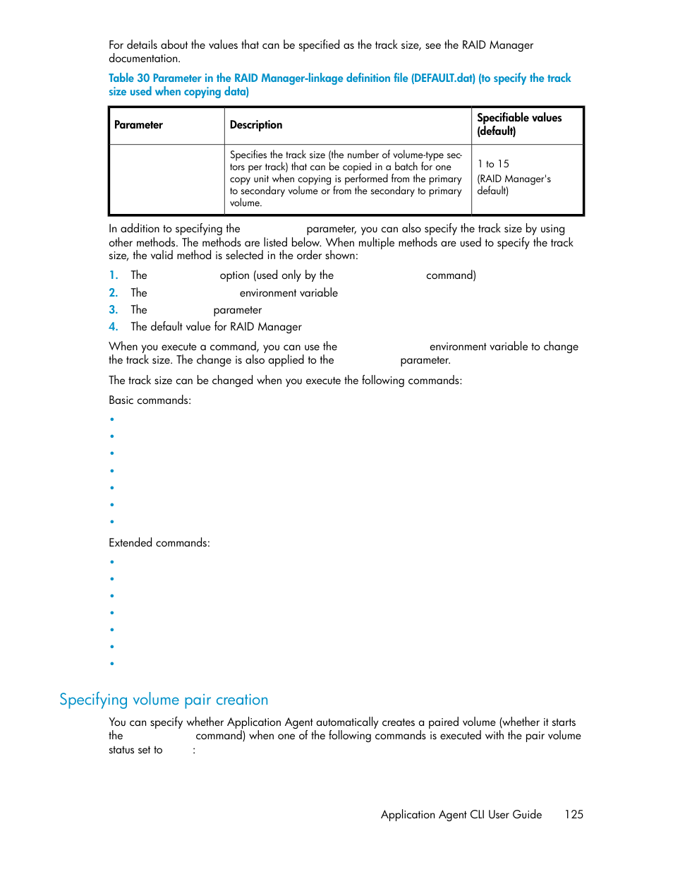 Specifying volume pair creation | HP XP Command View Advanced Edition Software User Manual | Page 125 / 574