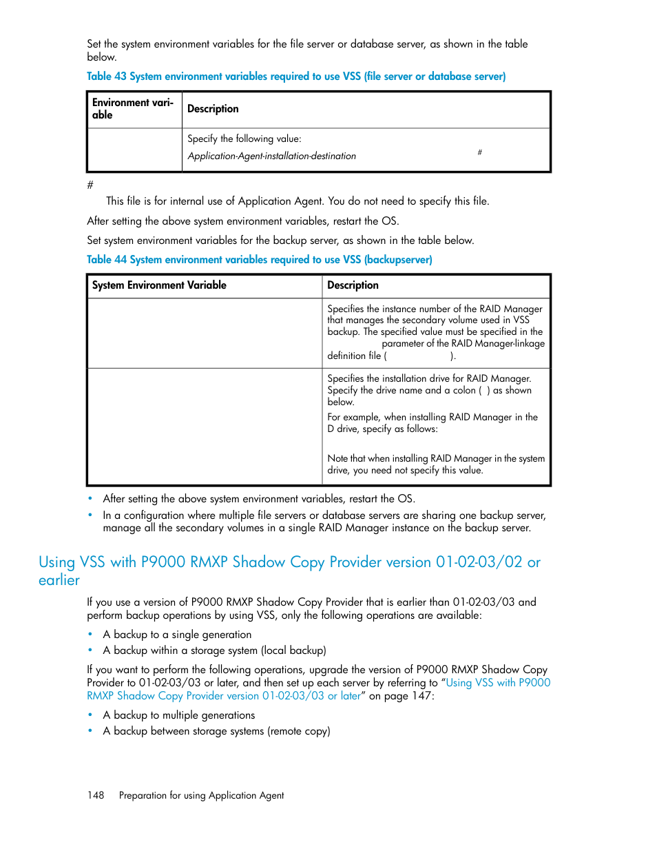 Ibed in, Earlier | HP XP Command View Advanced Edition Software User Manual | Page 148 / 574