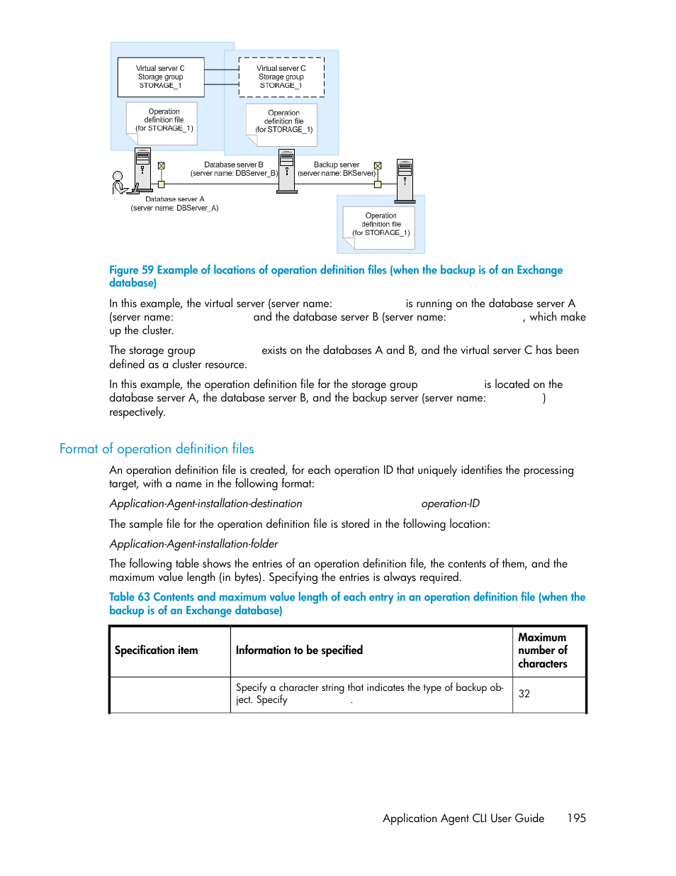 Format of operation definition files | HP XP Command View Advanced Edition Software User Manual | Page 195 / 574