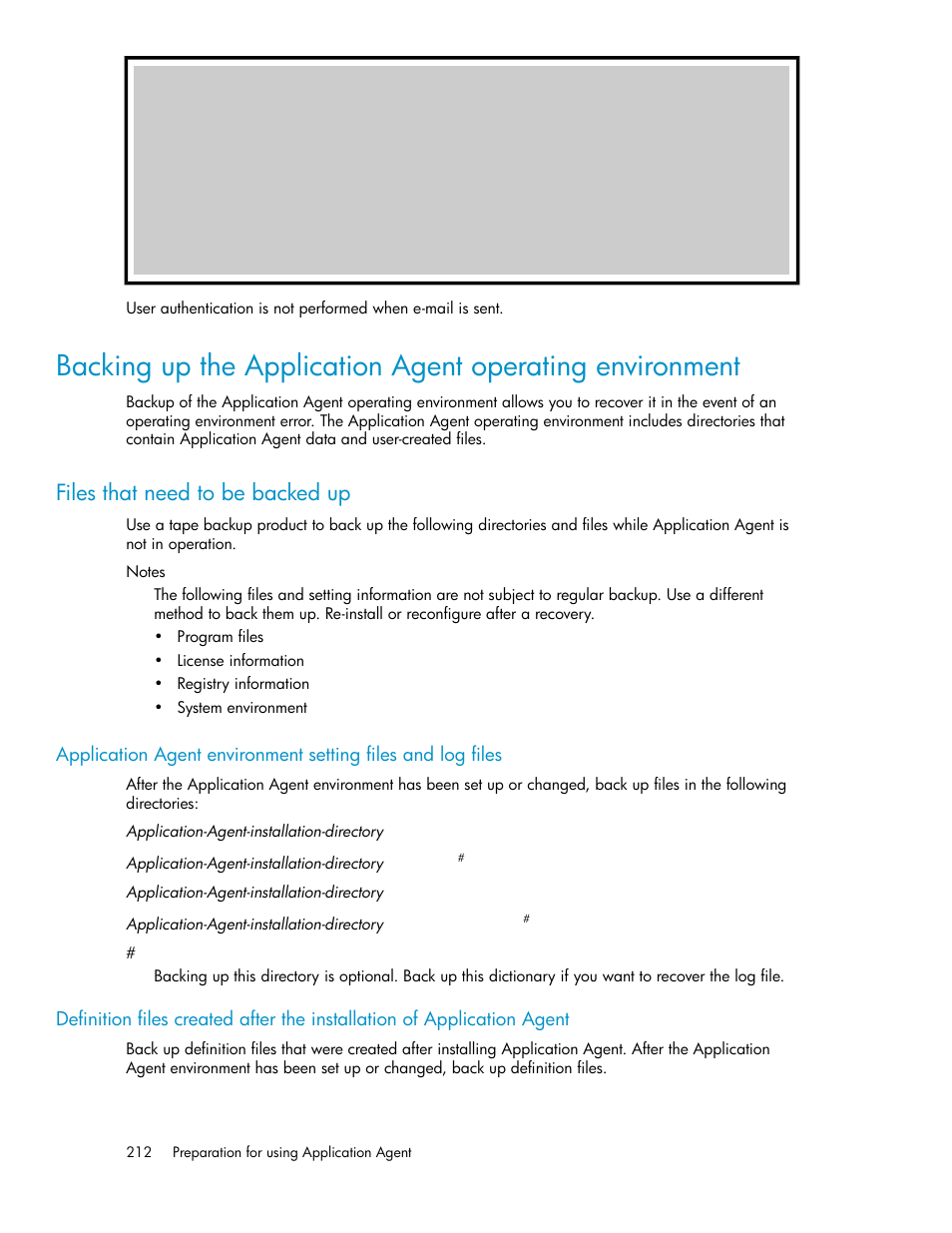 Files that need to be backed up | HP XP Command View Advanced Edition Software User Manual | Page 212 / 574