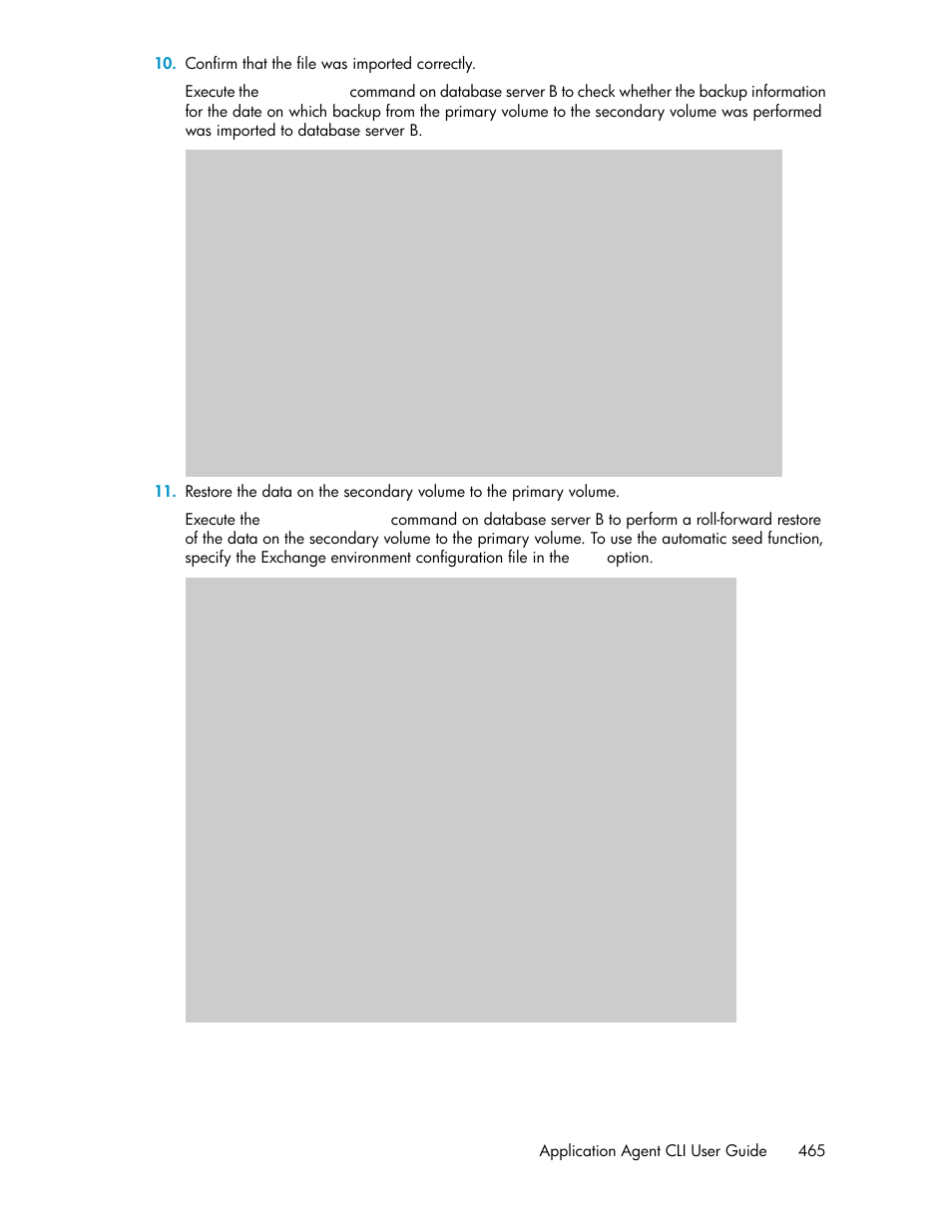 Application agent cli user guide 465 | HP XP Command View Advanced Edition Software User Manual | Page 465 / 574