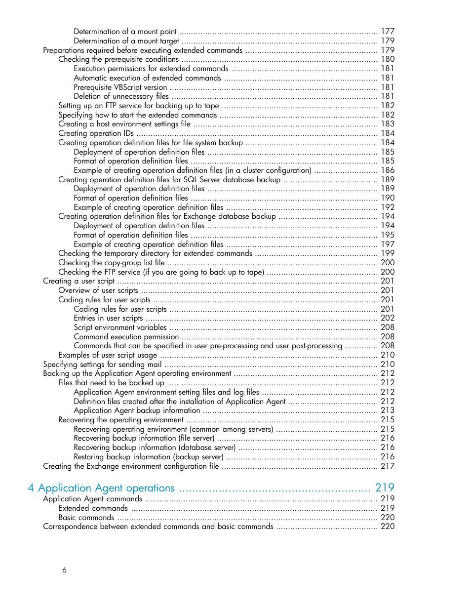 4 application agent operations | HP XP Command View Advanced Edition Software User Manual | Page 6 / 574