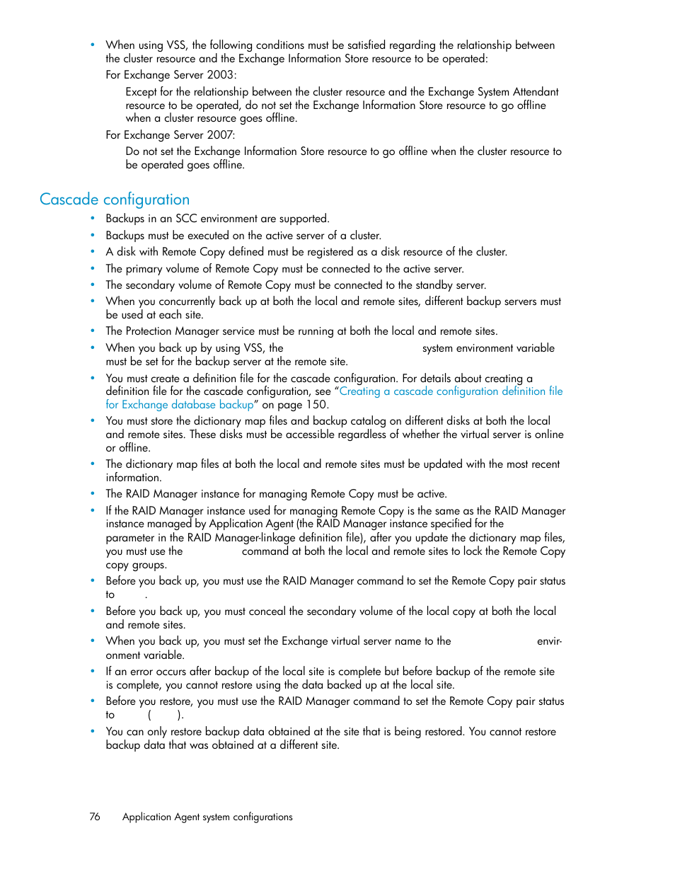 Cascade configuration | HP XP Command View Advanced Edition Software User Manual | Page 76 / 574