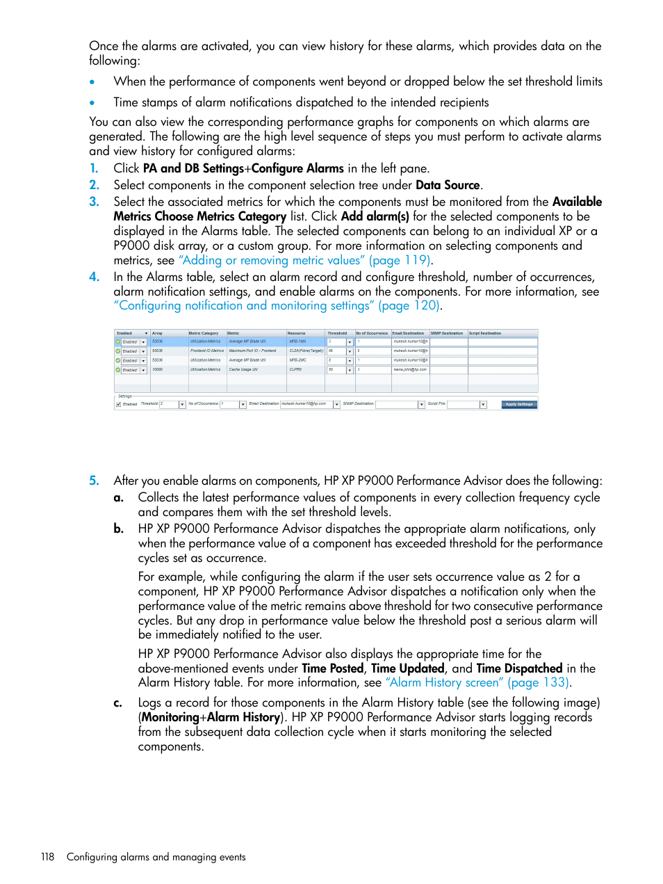 HP XP P9000 Performance Advisor Software User Manual | Page 118 / 419