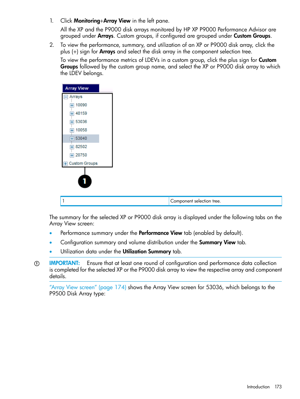 HP XP P9000 Performance Advisor Software User Manual | Page 173 / 419