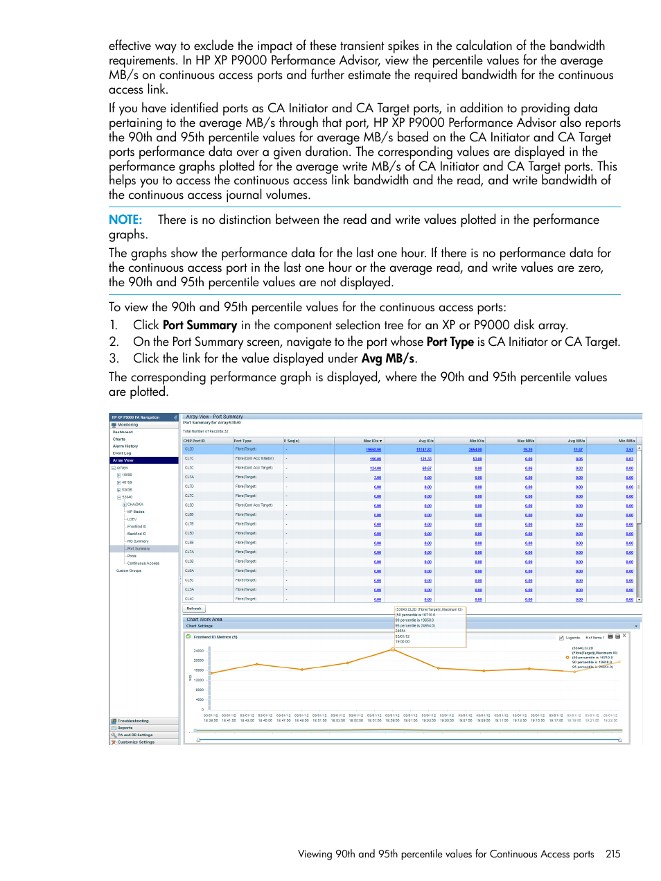 HP XP P9000 Performance Advisor Software User Manual | Page 215 / 419