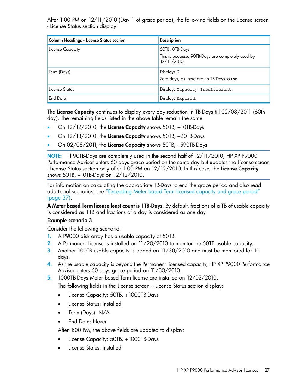 HP XP P9000 Performance Advisor Software User Manual | Page 27 / 419