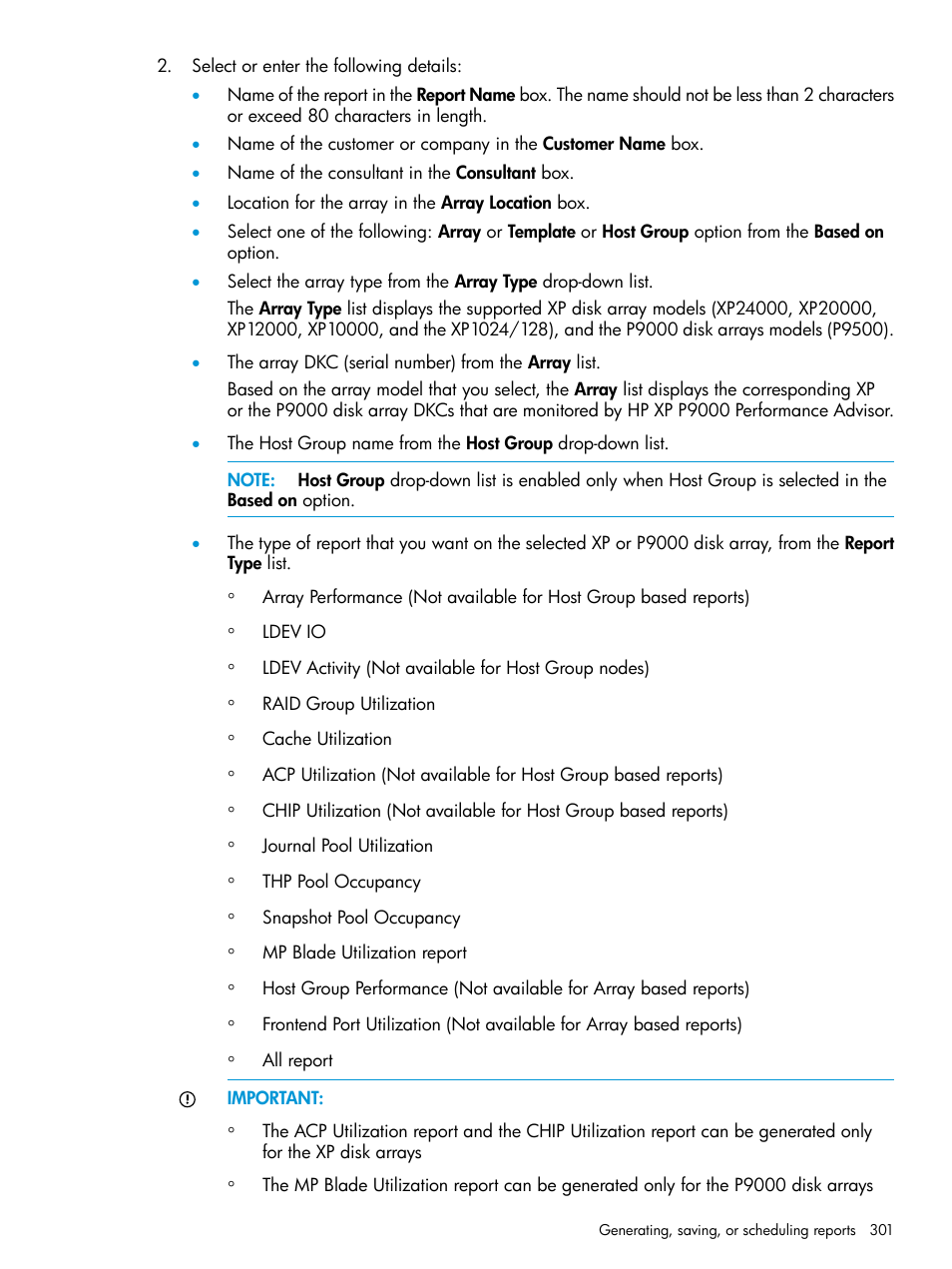 HP XP P9000 Performance Advisor Software User Manual | Page 301 / 419