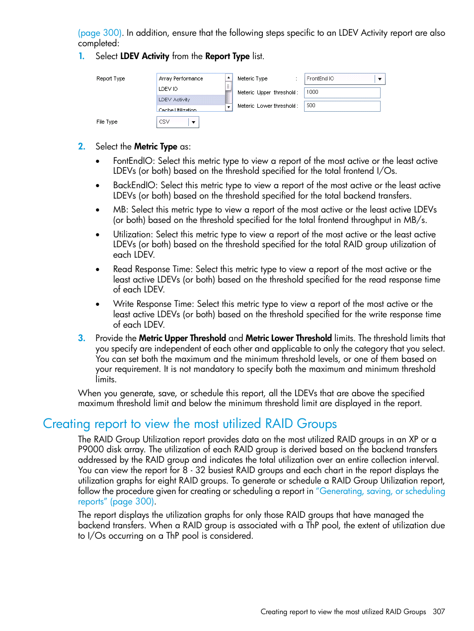 Creating | HP XP P9000 Performance Advisor Software User Manual | Page 307 / 419