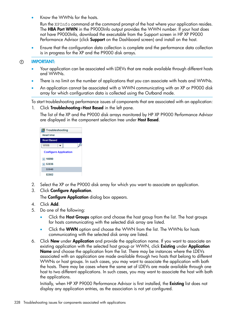 HP XP P9000 Performance Advisor Software User Manual | Page 328 / 419