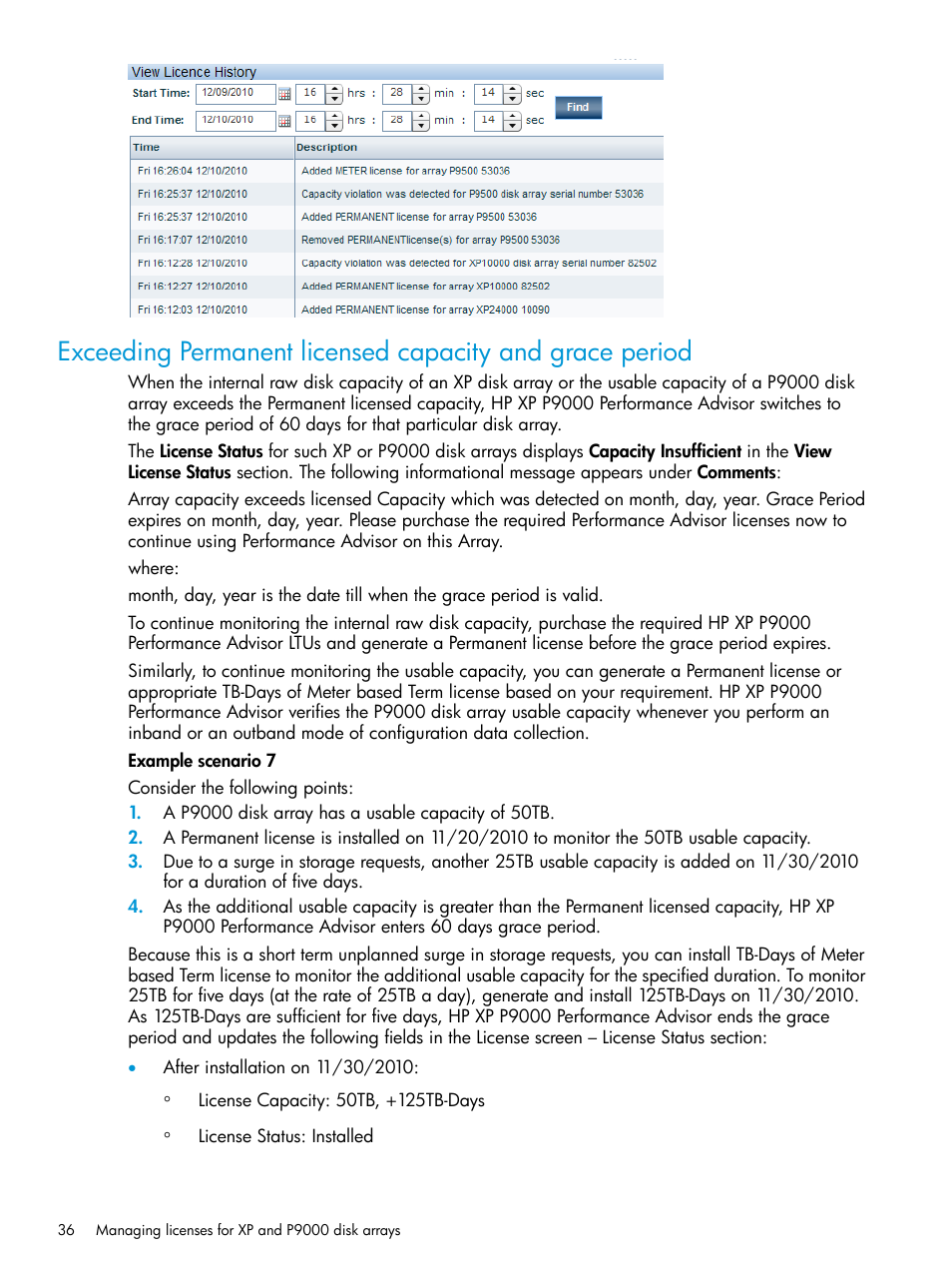 HP XP P9000 Performance Advisor Software User Manual | Page 36 / 419