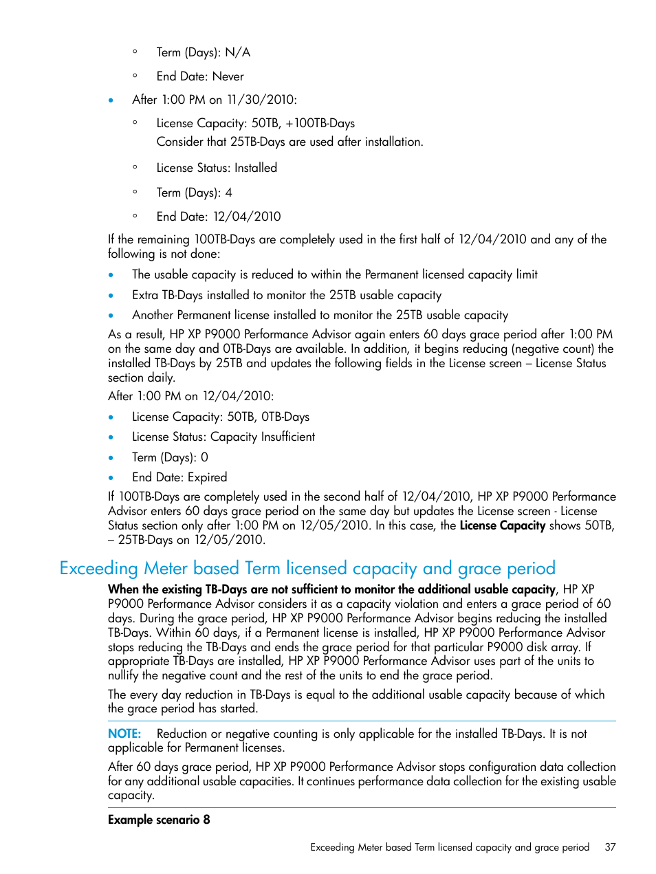 HP XP P9000 Performance Advisor Software User Manual | Page 37 / 419