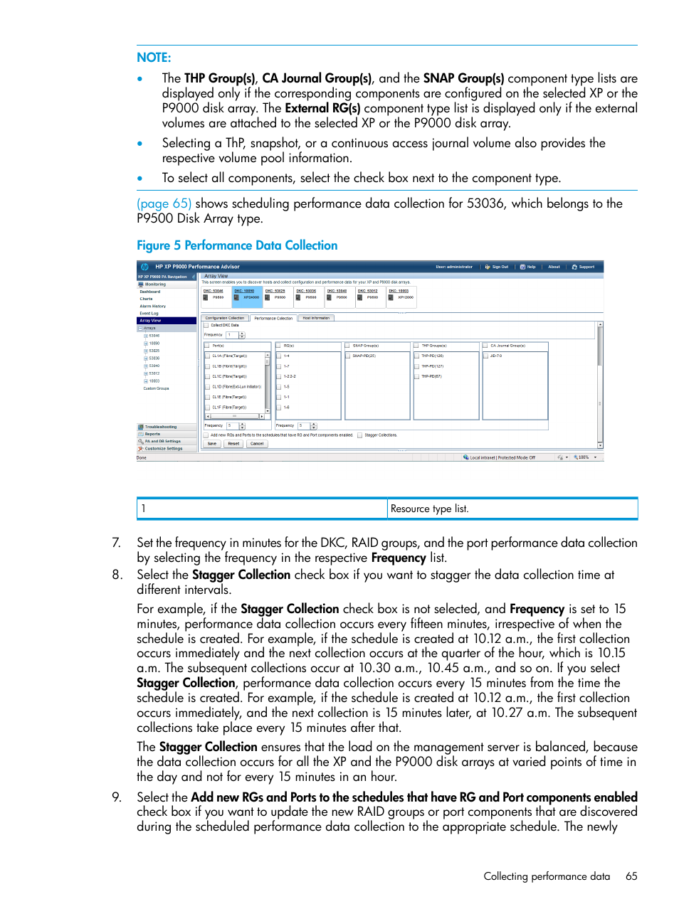 HP XP P9000 Performance Advisor Software User Manual | Page 65 / 419