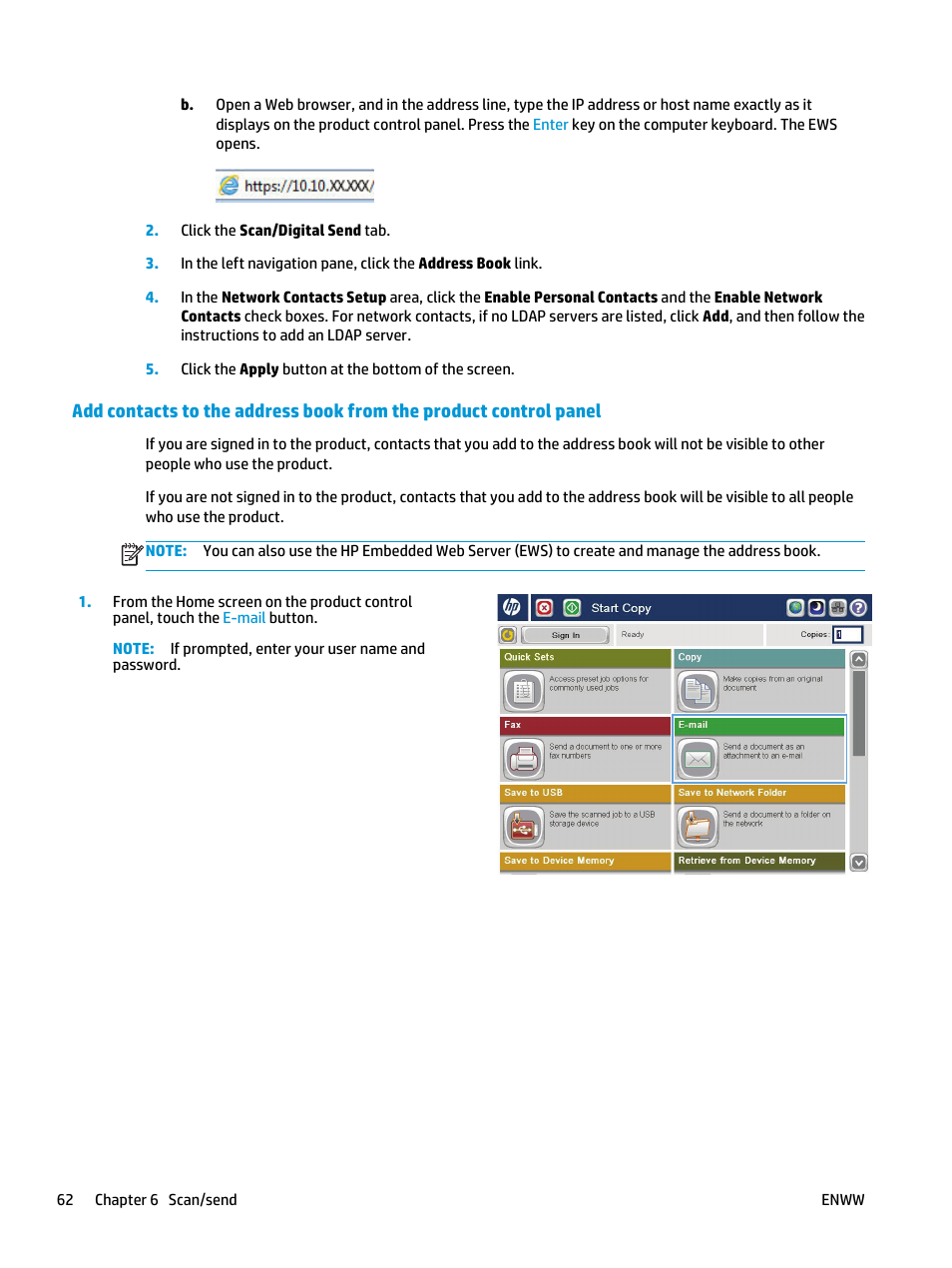 HP Color LaserJet Enterprise Multifunction M680 Printer series User Manual | Page 74 / 198