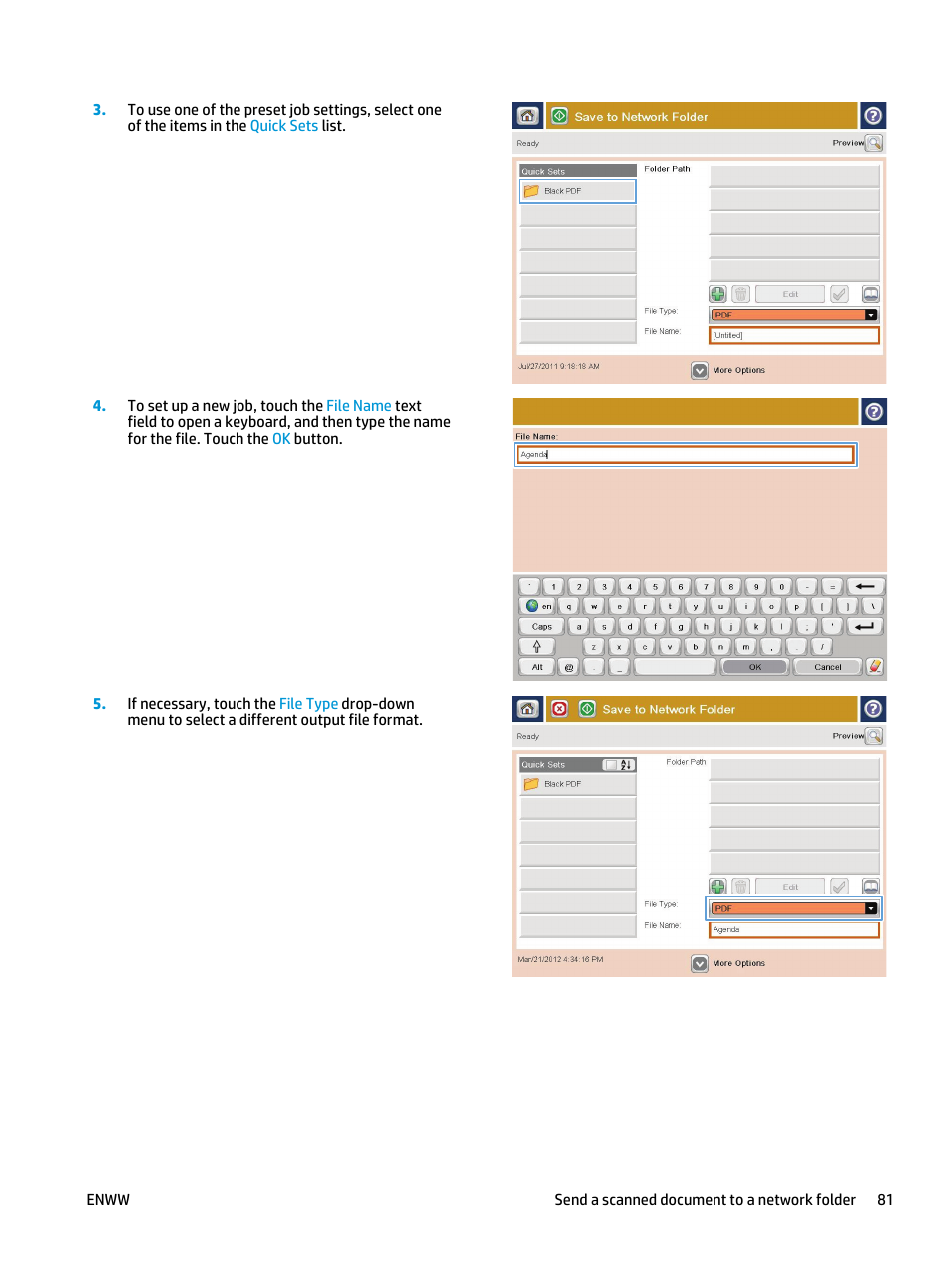 HP Color LaserJet Enterprise Multifunction M680 Printer series User Manual | Page 93 / 198