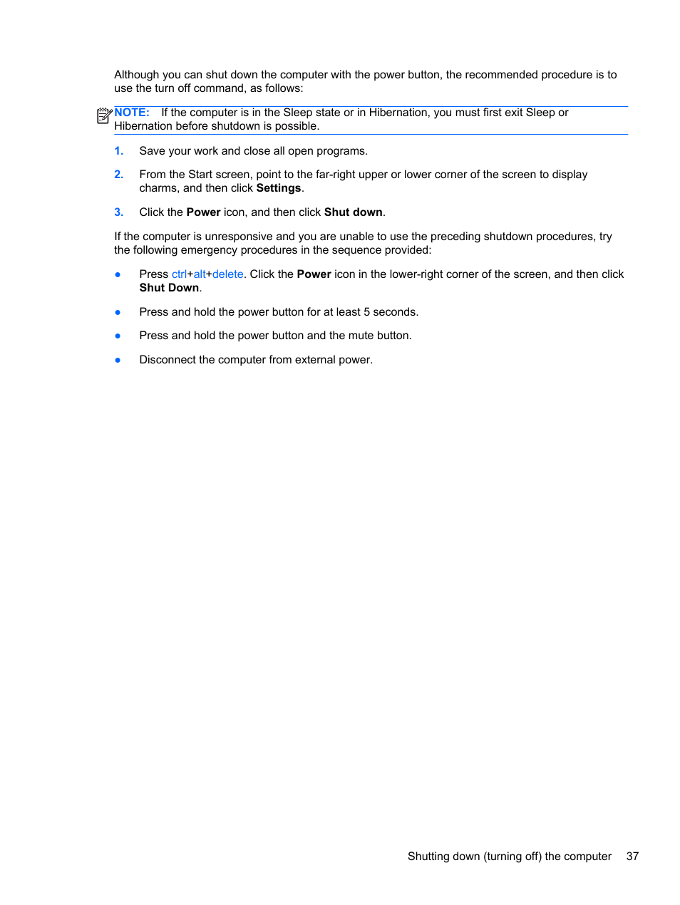 HP ENVY Recline 23-k119c TouchSmart All-in-One Desktop PC User Manual | Page 43 / 79