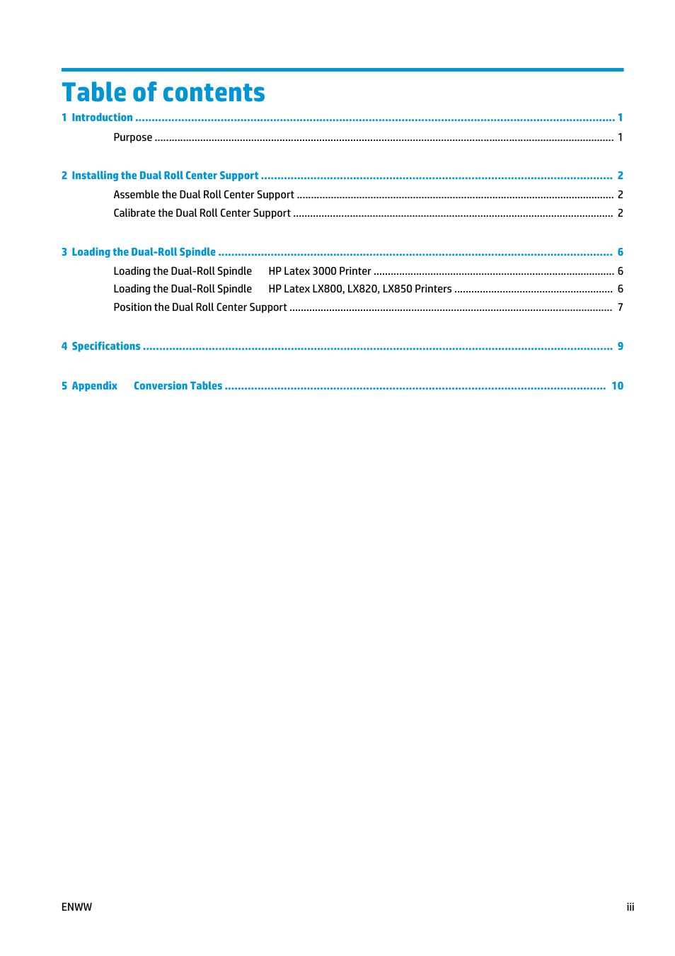 HP Latex 3000 Printer User Manual | Page 3 / 27