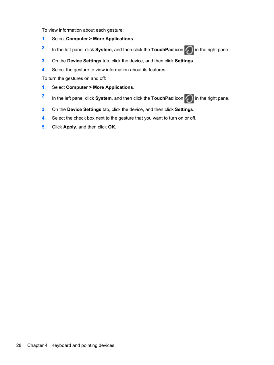HP ProBook 4446s Notebook-PC User Manual | Page 38 / 100