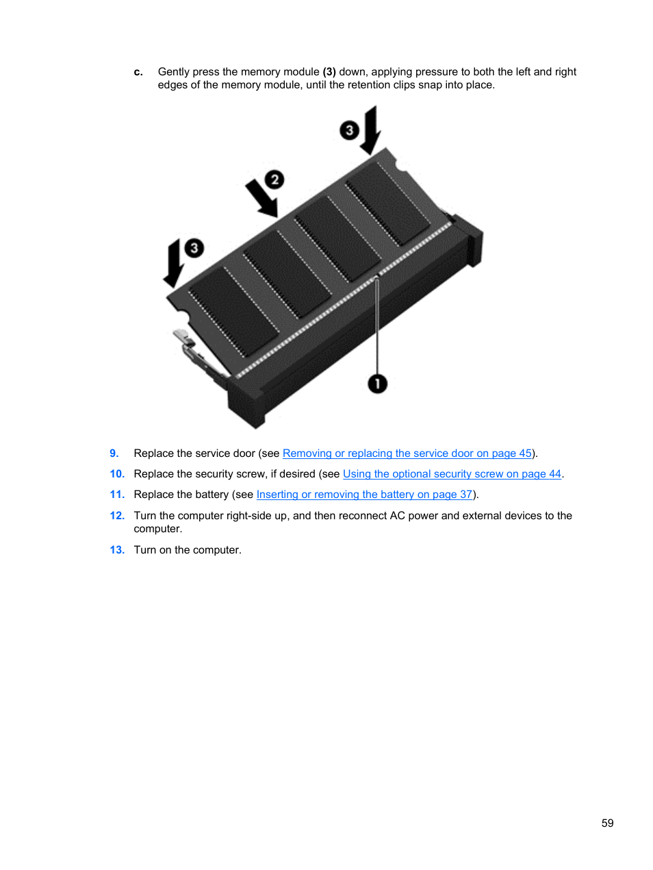 HP ProBook 4446s Notebook-PC User Manual | Page 69 / 100