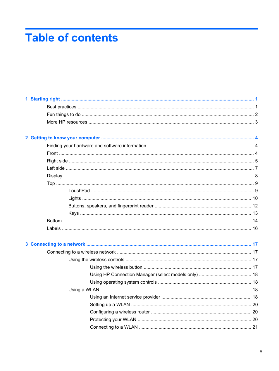 HP Pavilion m6-1002xx Entertainment Notebook PC User Manual | Page 5 / 101